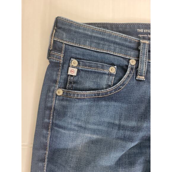 Adriano Goldschmied Jeans Womens Sz 29 The Stilt Cigarette Leg Stretch Mid Rise - Picture 6 of 11